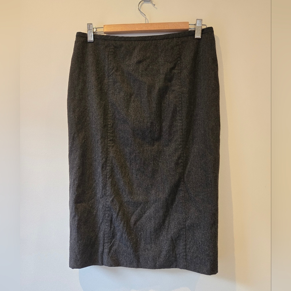 Narciso Rodriguez Charcoal Pencil Skirt Size 8